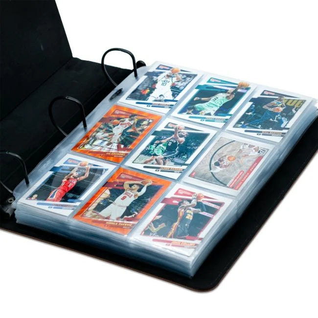 BCW 3-inch basketball collectors card album brown (additional view)