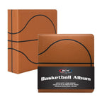 BCW 3-inch basketball collectors card album brown