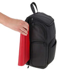 TCG backpack in black — interior compartment detail