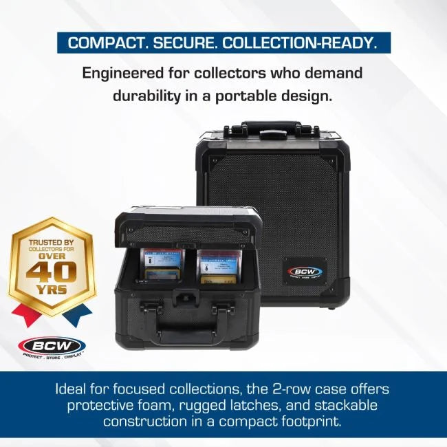BCW graded slab latching case 2 rows (additional view)