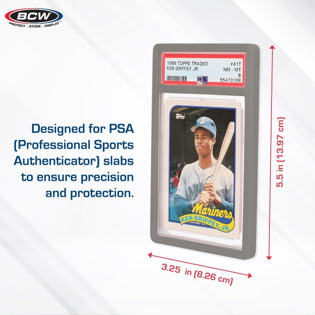 BCW: Slab Bumpers - PSA Card - Silver