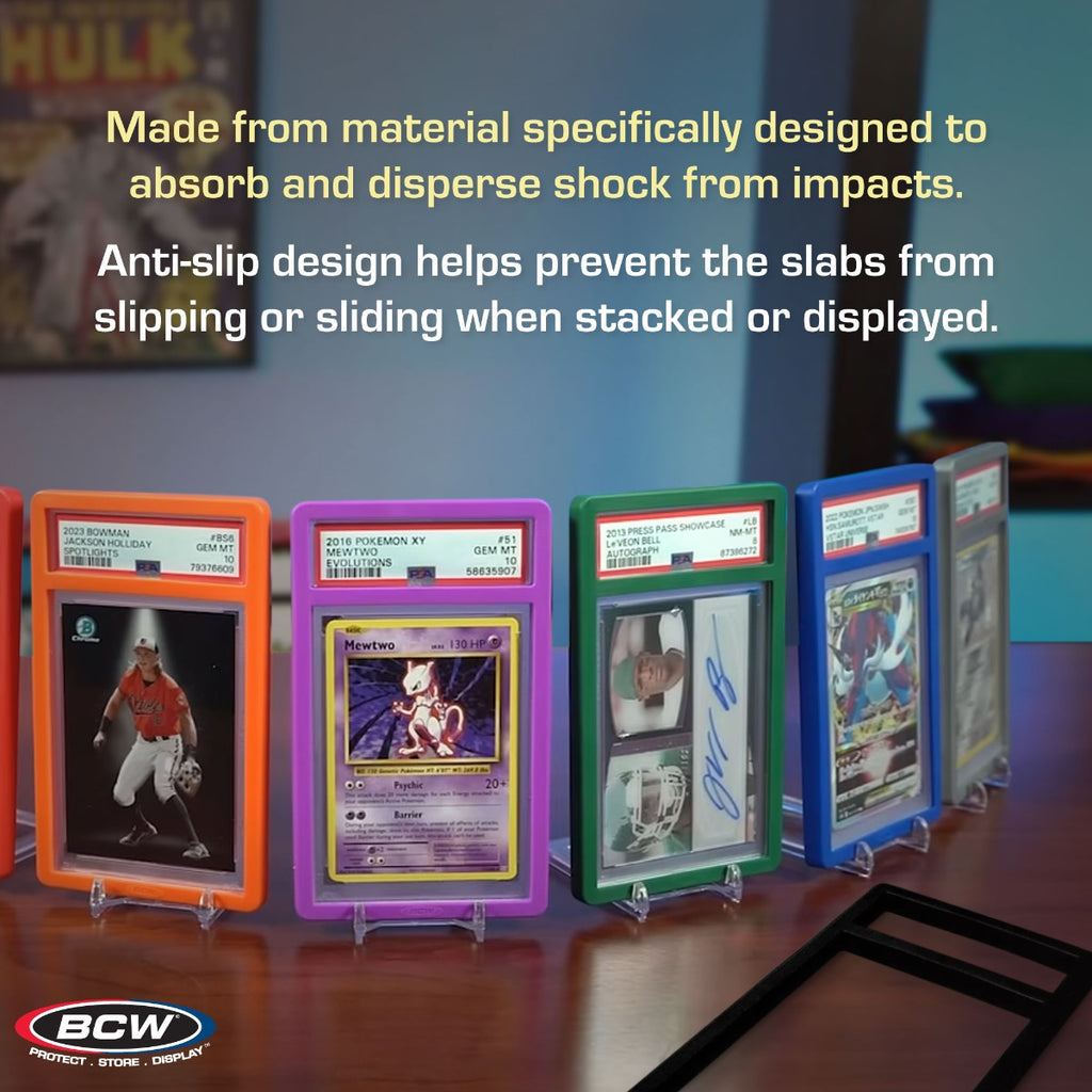 BCW PSA slab bumpers for graded card slabs