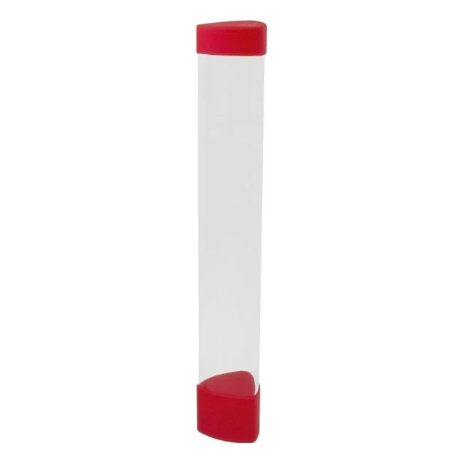 BCW playmat tube with dice cap red (additional view)