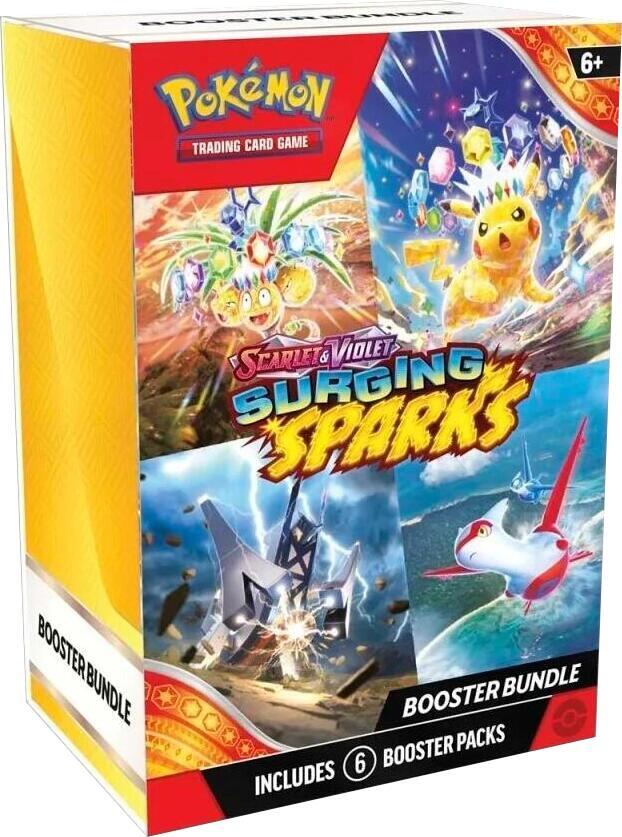 Pokémon Surging Sparks Booster Bundle sealed 6 packs