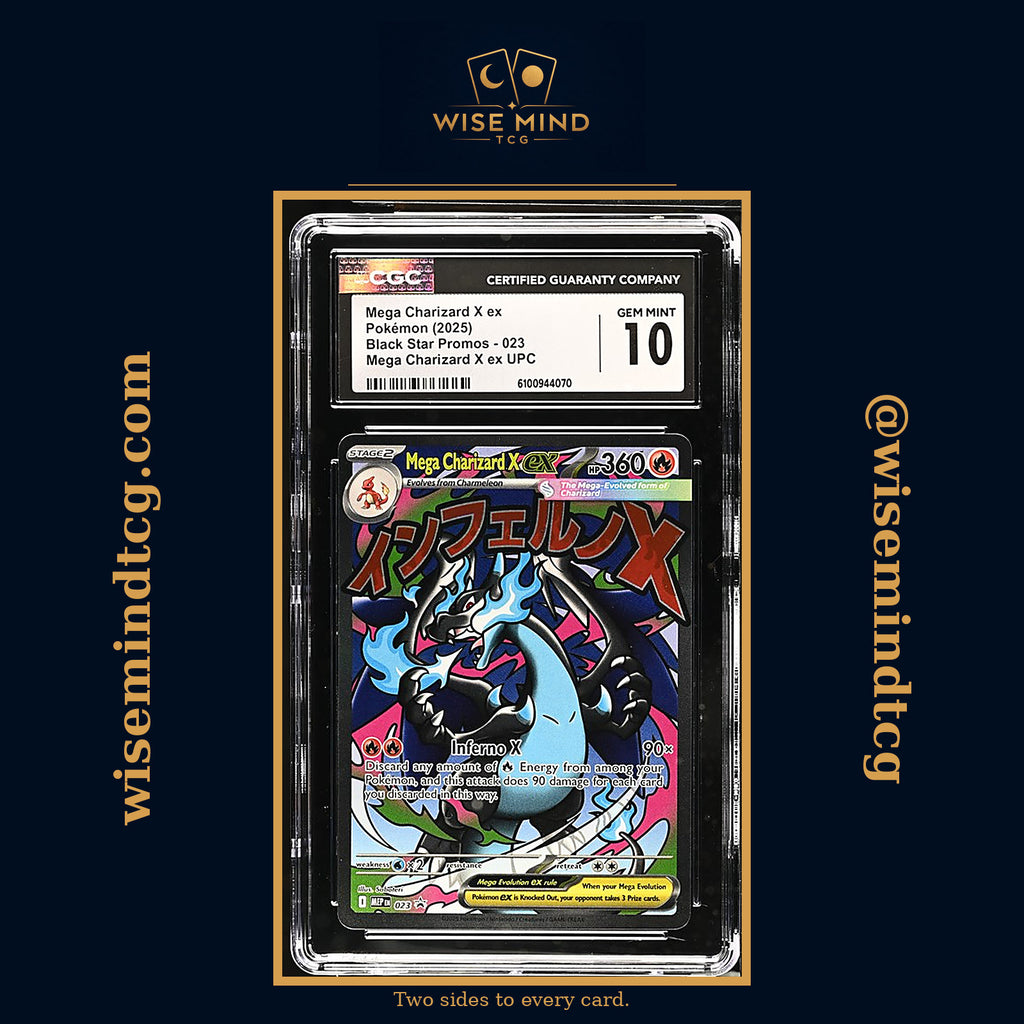 Mega Charizard X ex #023 UPC Promo CGC 10 slab — front