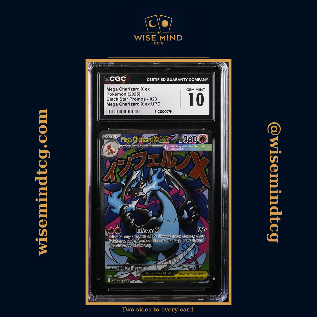 Mega Charizard X ex #023 UPC Promo CGC 10 slab — front