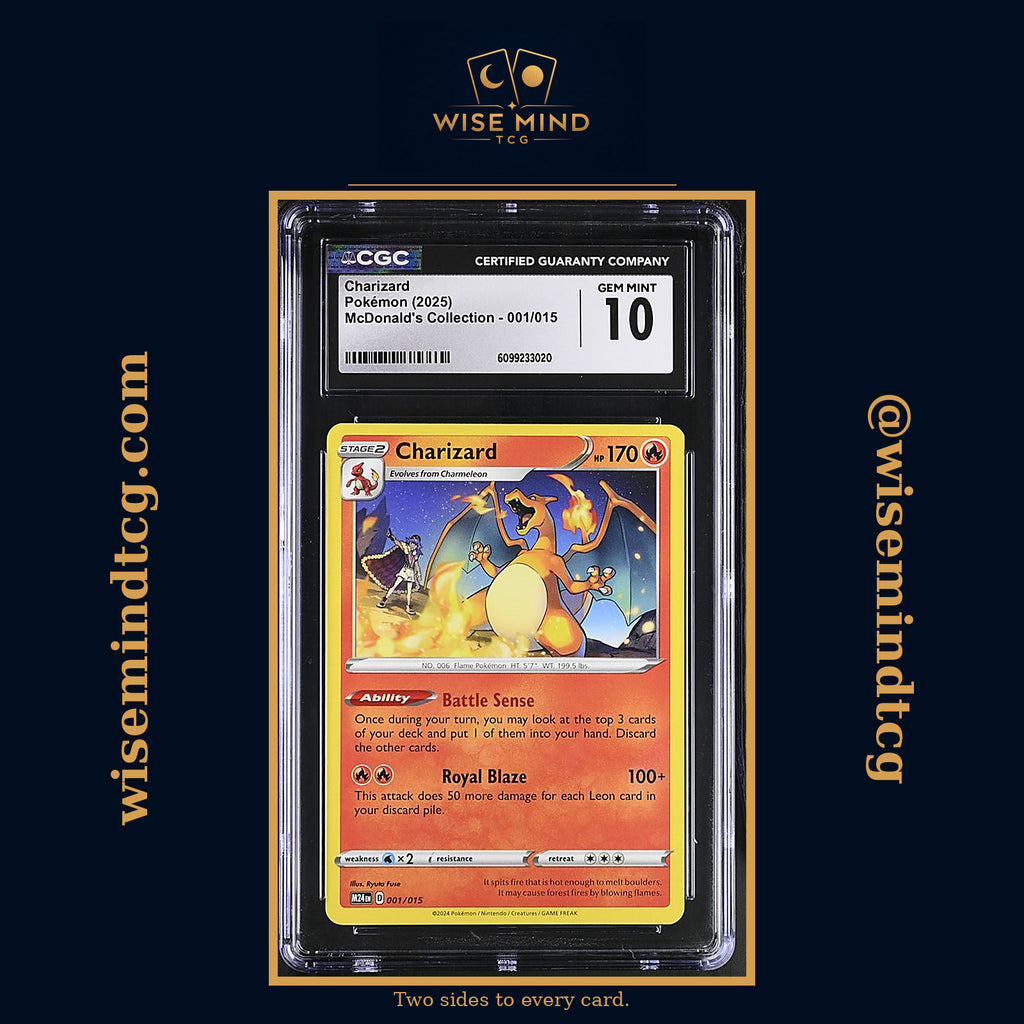 2025 Pokémon '24 McDonald's Collection Charizard #001 CGC 10 Gem Mint
