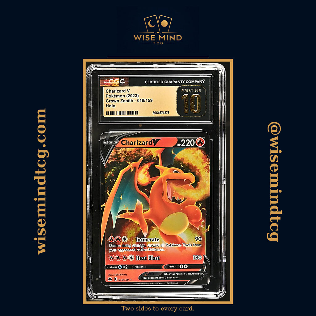 2023 Pokemon Sword & Shield Crown Zenith Holo Charizard V #18 CGC 10 PRISTINE