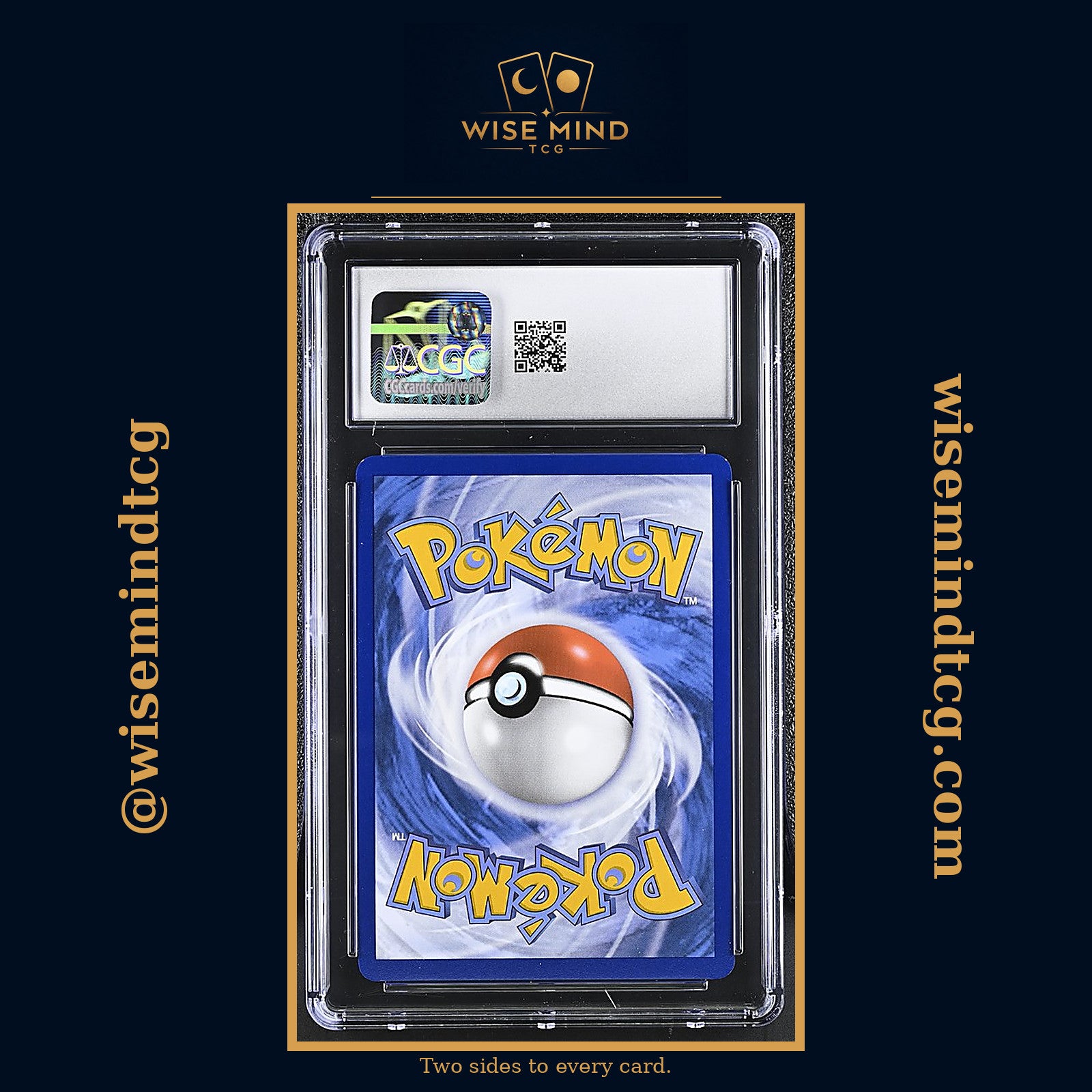 Mewtwo VSTAR Crown Zenith GG44 CGC 10 slab — back
