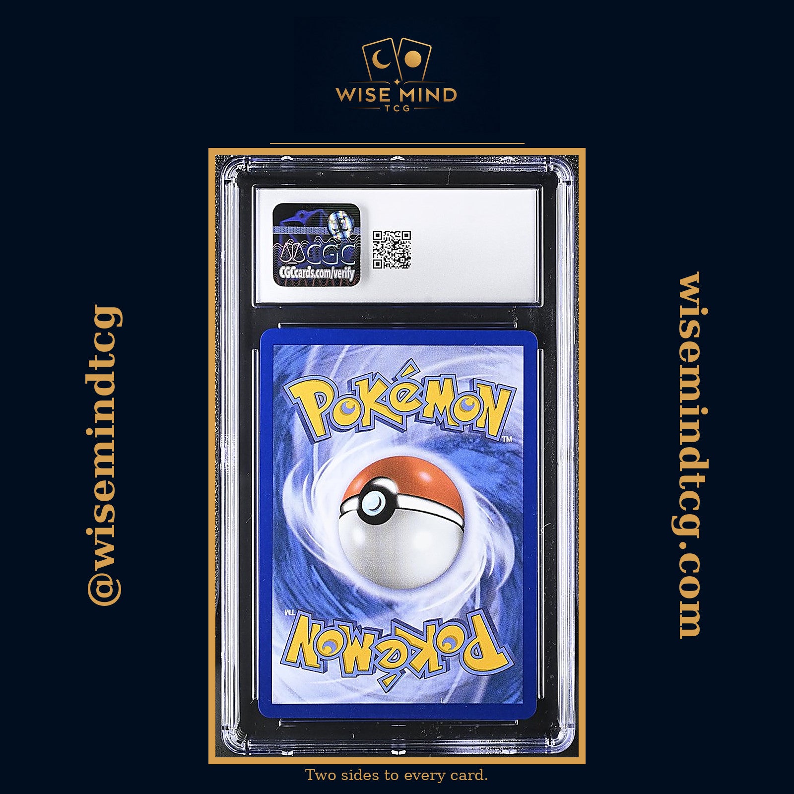 Mega Charizard X ex #023 UPC Promo CGC 10 slab — back