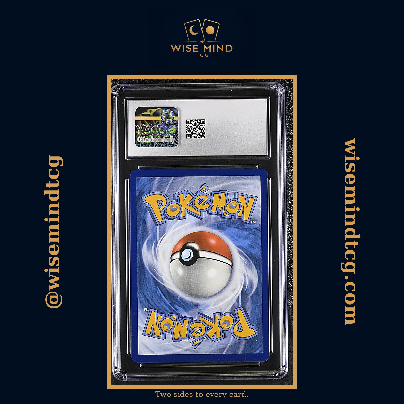 Charizard V Champion's Path 079/073 CGC 10 slab — back with cert label