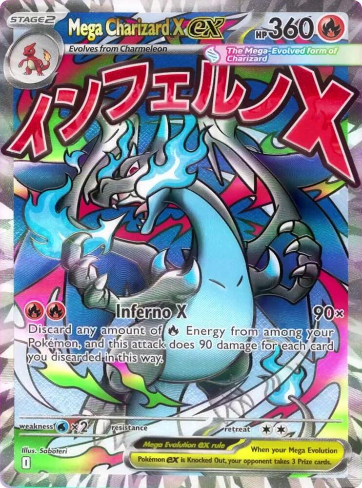 Mega Charizard X EX and Oricorio EX UPC promo sealed Pokémon cards