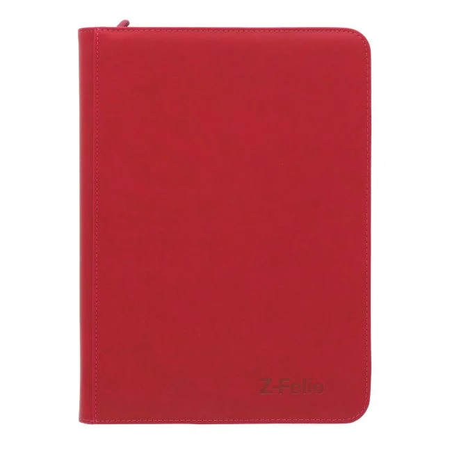 Z-Folio 9-pocket card album red holds 360 cards
