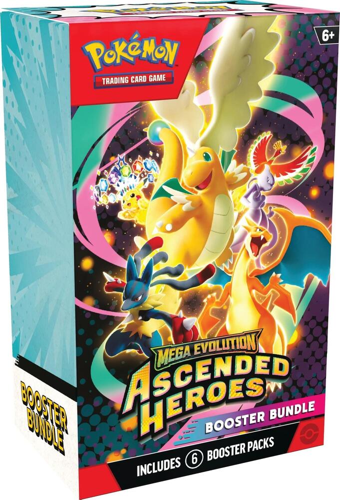 Pokémon Ascended Heroes Booster Bundle sealed 6 packs