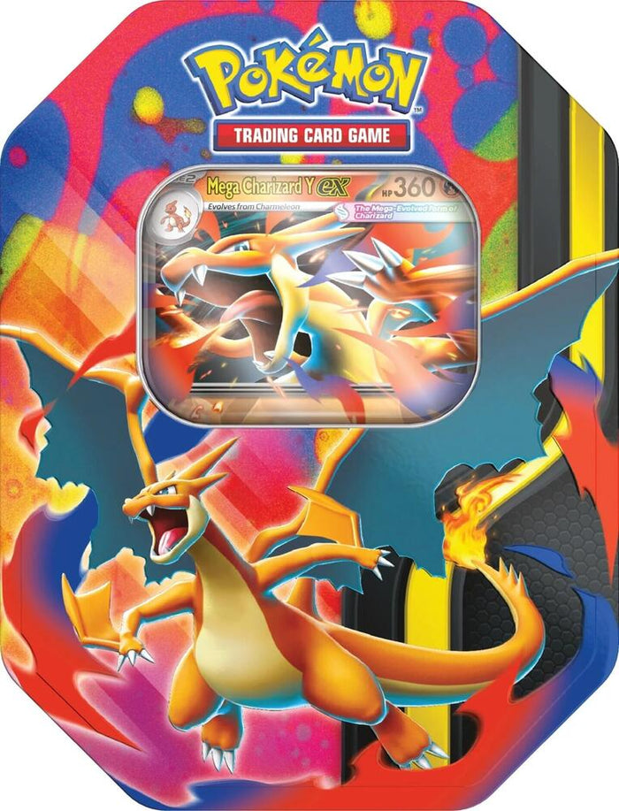 Pokémon Mega Charizard Y collector tin sealed