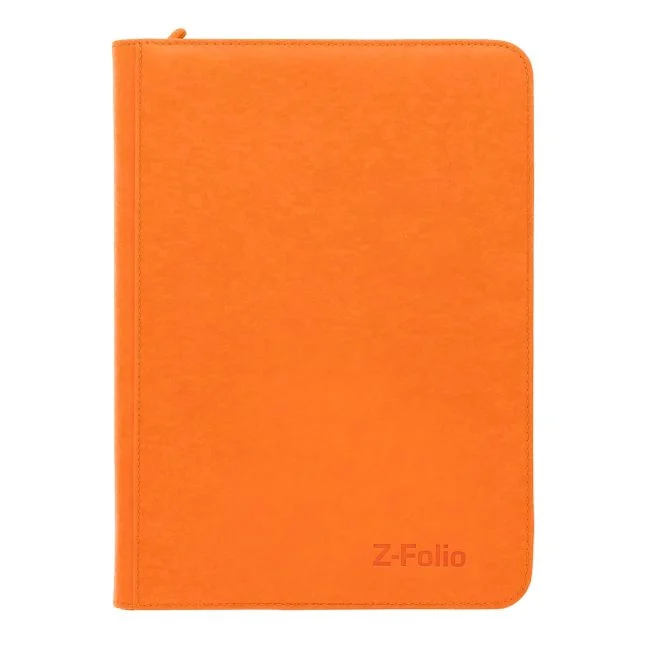 Z-Folio 9-pocket card album orange holds 360 cards