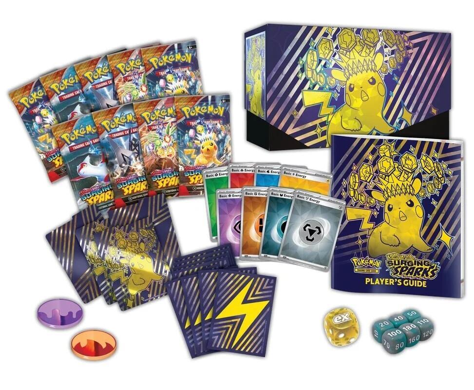 Pokémon Surging Sparks Elite Trainer Box sealed (back)