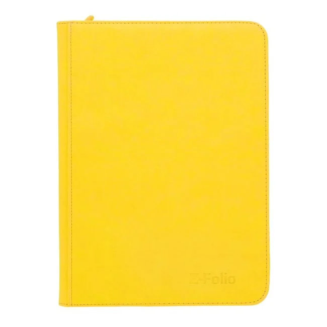 Z-Folio 9-pocket card album yellow holds 360 cards