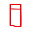 BCW PSA slab bumpers red 6-pack for graded cards