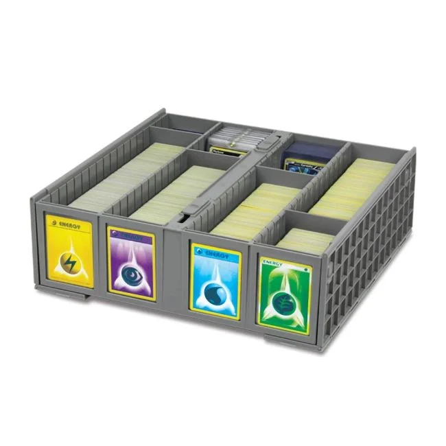 BCW Collectible Card Bin 3200 gray with partitions