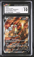Entei V #GG36 Crown Zenith Galarian Gallery CGC 10 Gem Mint graded Pokemon card slab