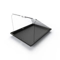 Zion Cases vertical acrylic display case with risers for cards and graded slabs