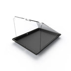 Zion Cases vertical acrylic display case with risers for cards and graded slabs