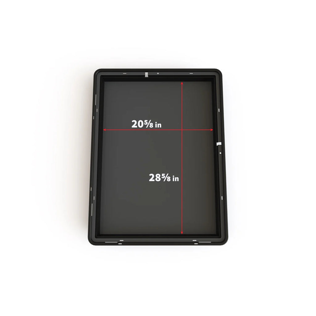 Zion Cases vertical display case with risers (additional view)