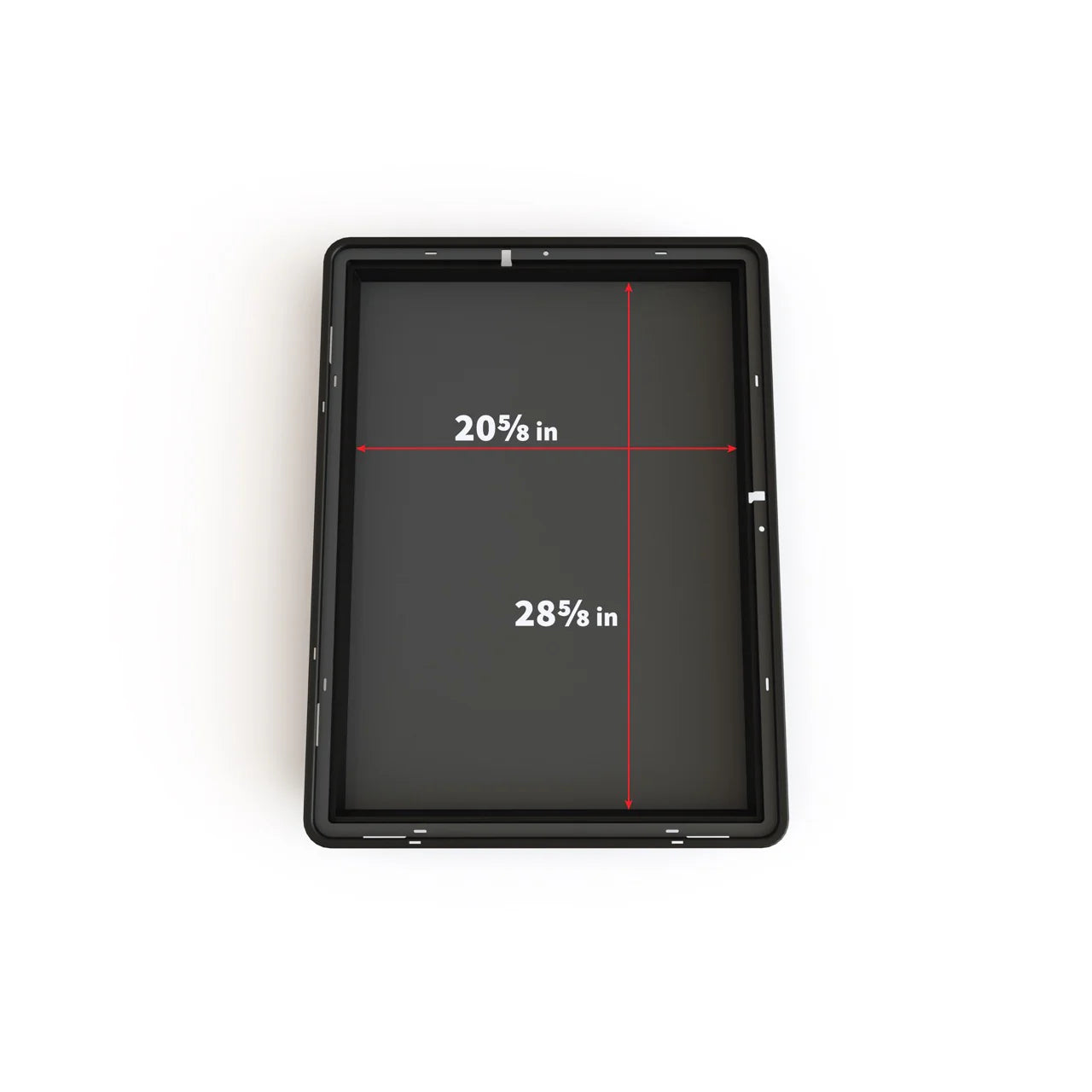 Zion Cases vertical display case with risers (additional view)