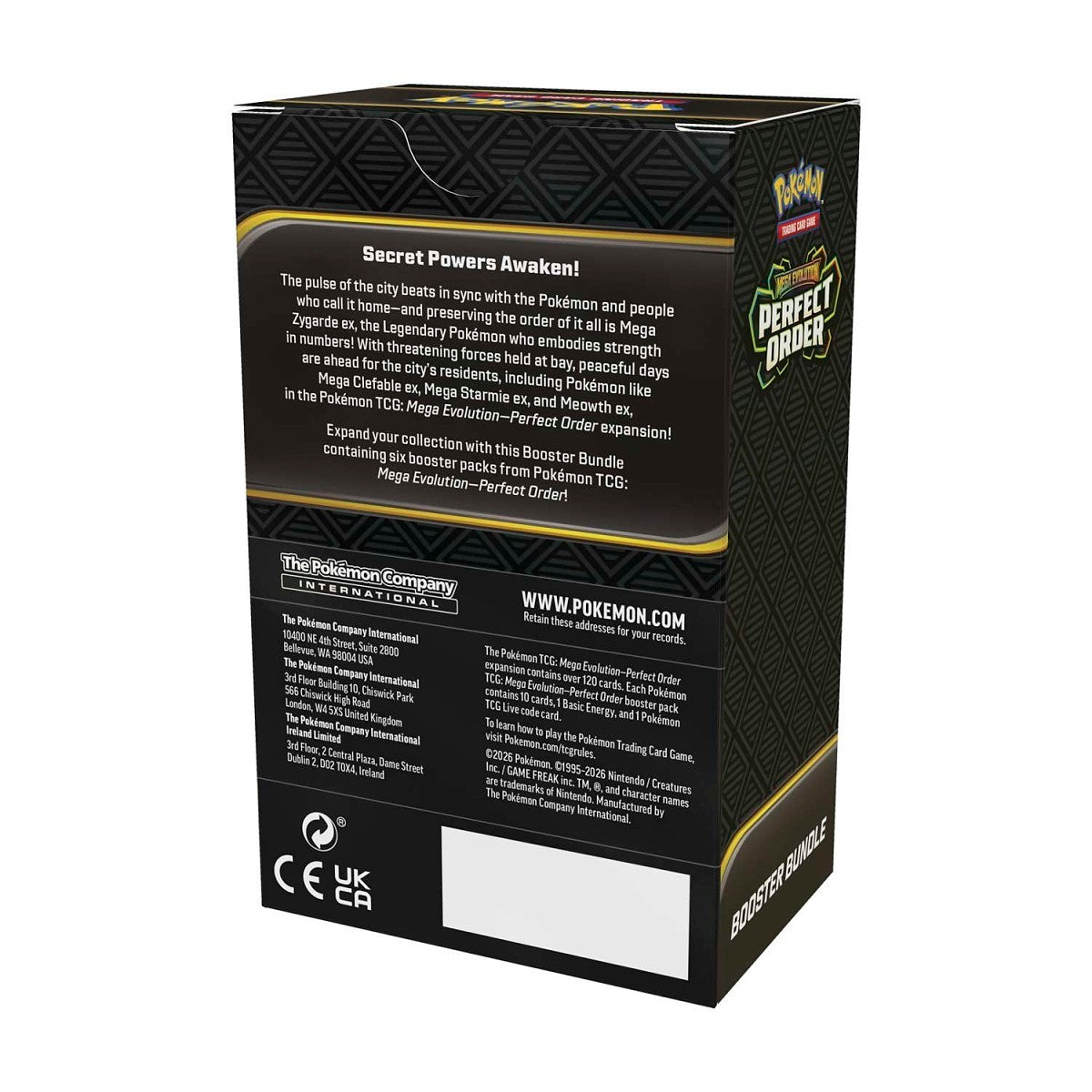 Pokémon Perfect Order ME03 Booster Bundle sealed (additional view)