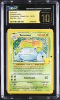 Venusaur #15/102 Celebrations Classic Collection CGC 10 Pristine graded Pokemon card slab