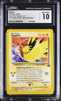 2000 Pokemon Black Star Promo The Power Of One Aoki Error Zapdos #23 CGC 10 GEM